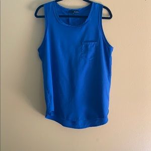 Royal blue silky tank Ro&De size L